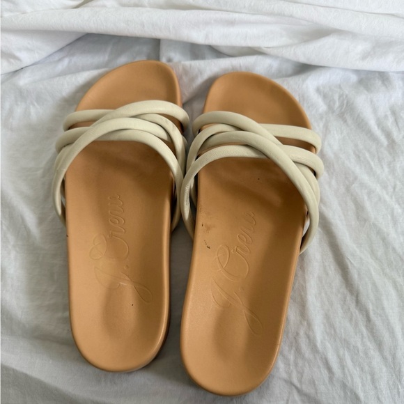 J. Crew Pacific cushy leather strap sandals AY424 White
Slide on slip Size 9.5 - Picture 4 of 11